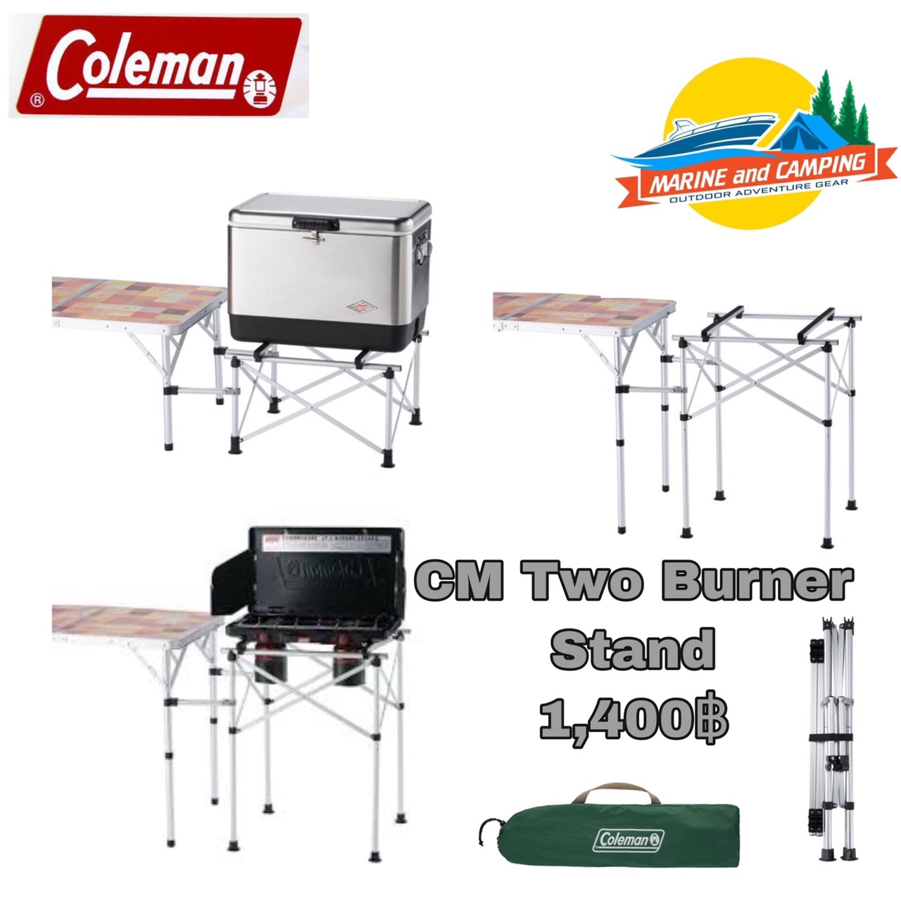 COLEMAN JAPAN two burner stand