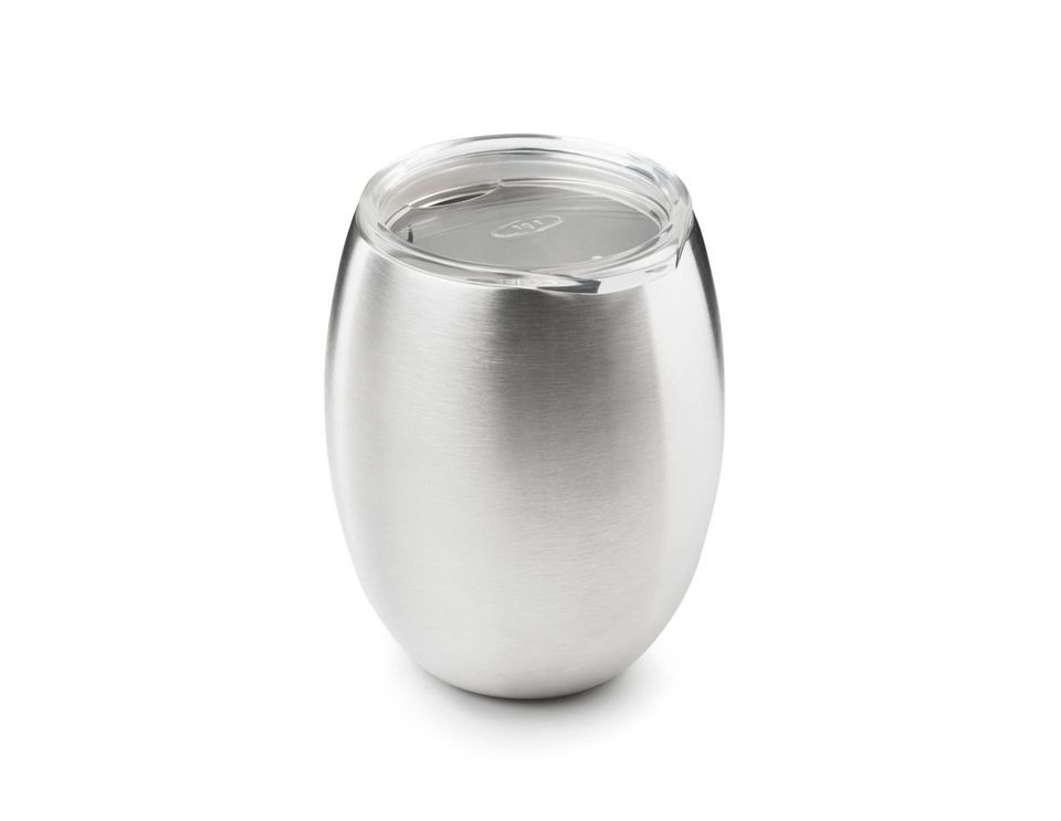 GSI GLACIER STAINLESS DOUBLE WALL WINE GLASS